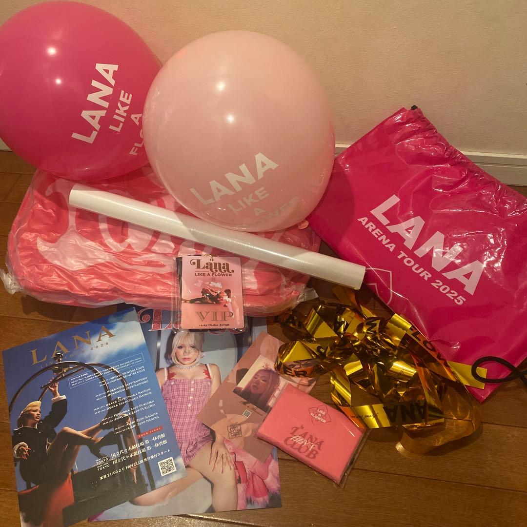 LANA LIKE A FLOWER VIP特典 限定グッズ 大阪銀テ 風船付き
