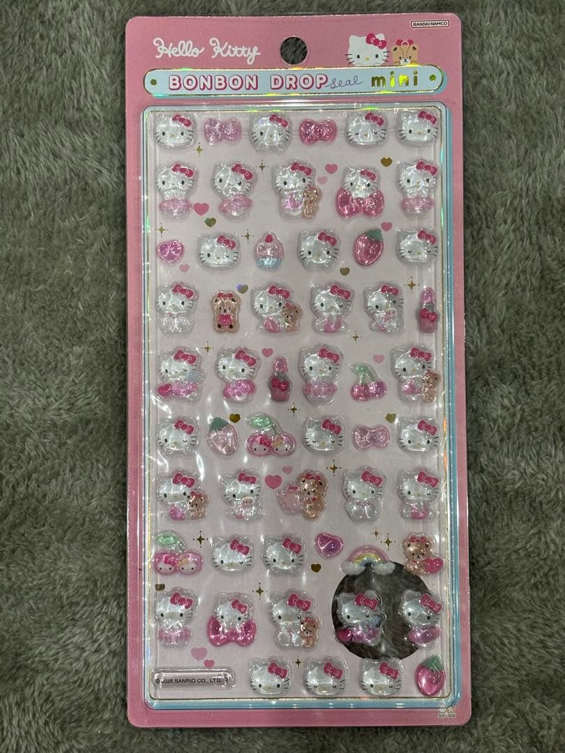 サンリオキャラクターぷっくり立体シール「BONBON DROPminiまとめ売り