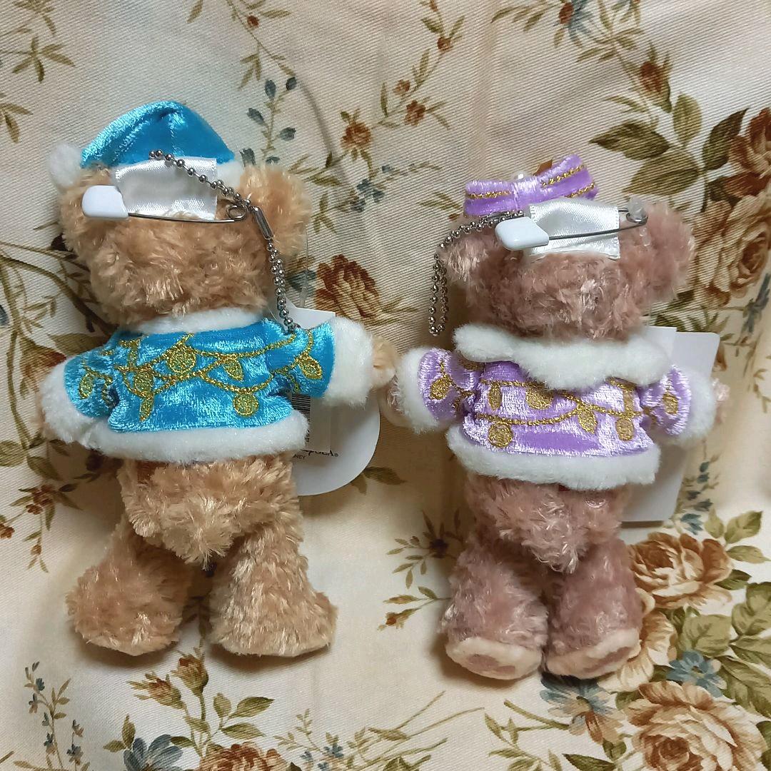 ディズニークリスマス2019 　ダッフィー　シェリーメイ　ぬいぐるみバッジ　新品