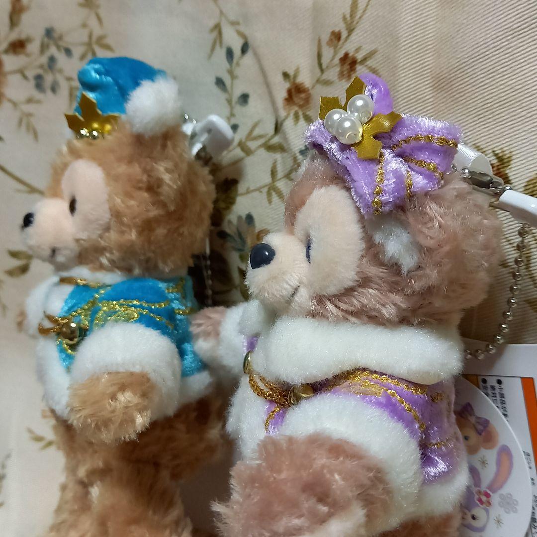 ディズニークリスマス2019 　ダッフィー　シェリーメイ　ぬいぐるみバッジ　新品