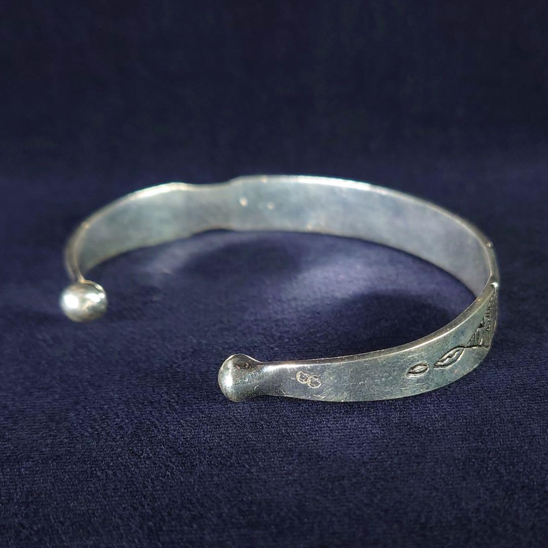 【モロッコ直輸入】トゥアレグ族 シルバーバングル