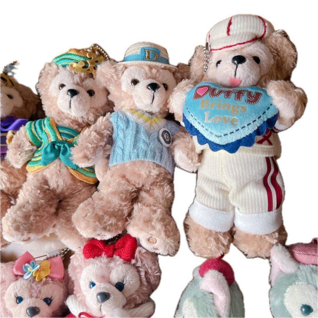Disney ディズニーシー ダッフィー 限定 ぬいぐるみバッジ ぬいば 10体