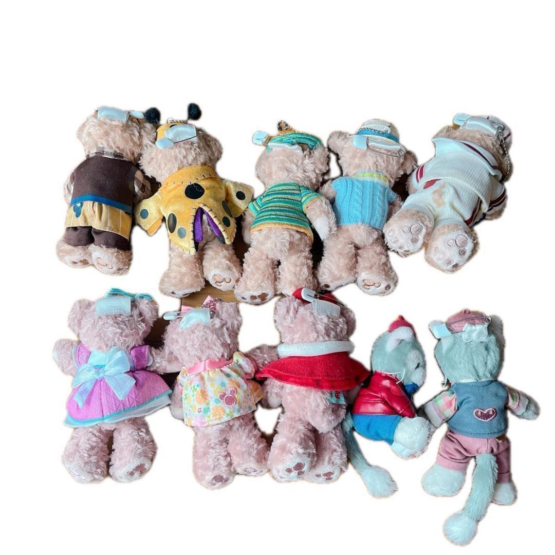 Disney ディズニーシー ダッフィー 限定 ぬいぐるみバッジ ぬいば 10体