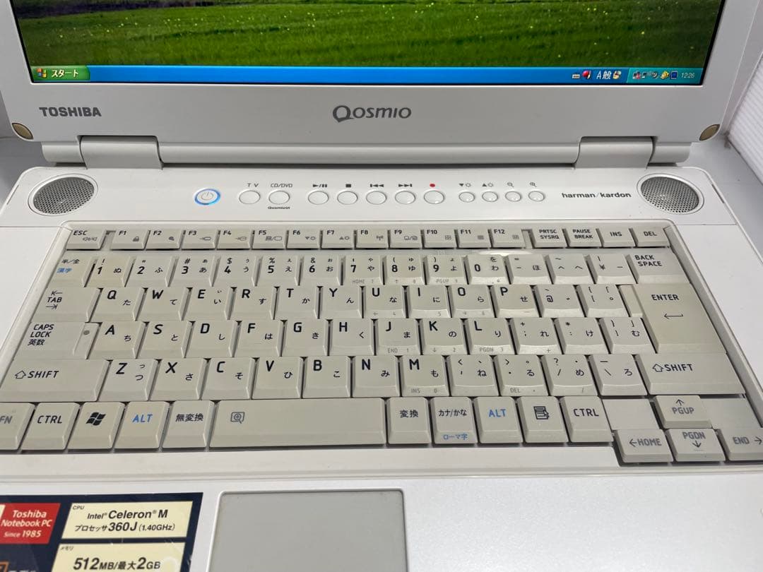 【1016】東芝Qosmio F20/475LS XP office