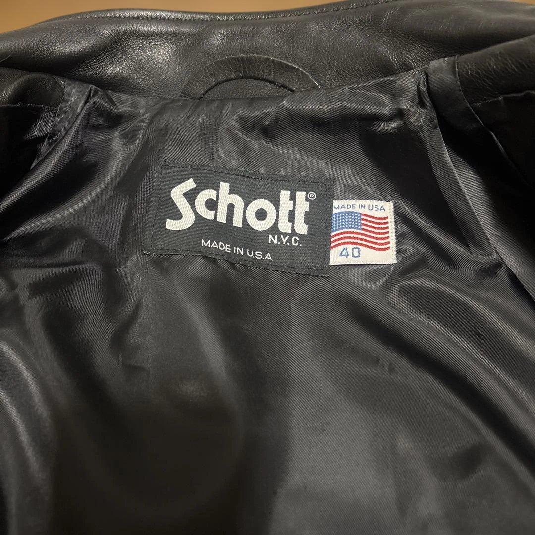 美品‼️schott641P 40インチシングルライダース