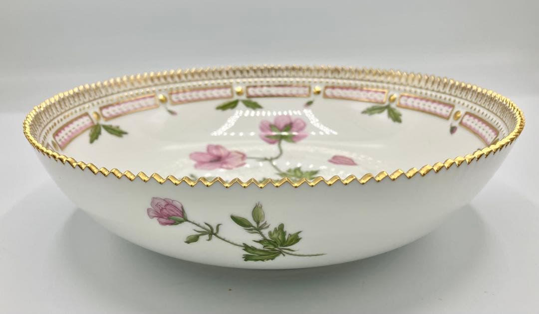 ◯ 【美品】ロイヤル コペンハーゲン 最高級「フローラ ダニカ」 ボウル