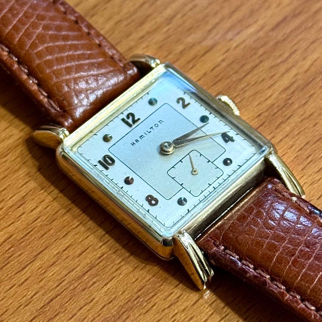 40s Hamilton Eric 747 ハミルトン ヴィンテージ 14k