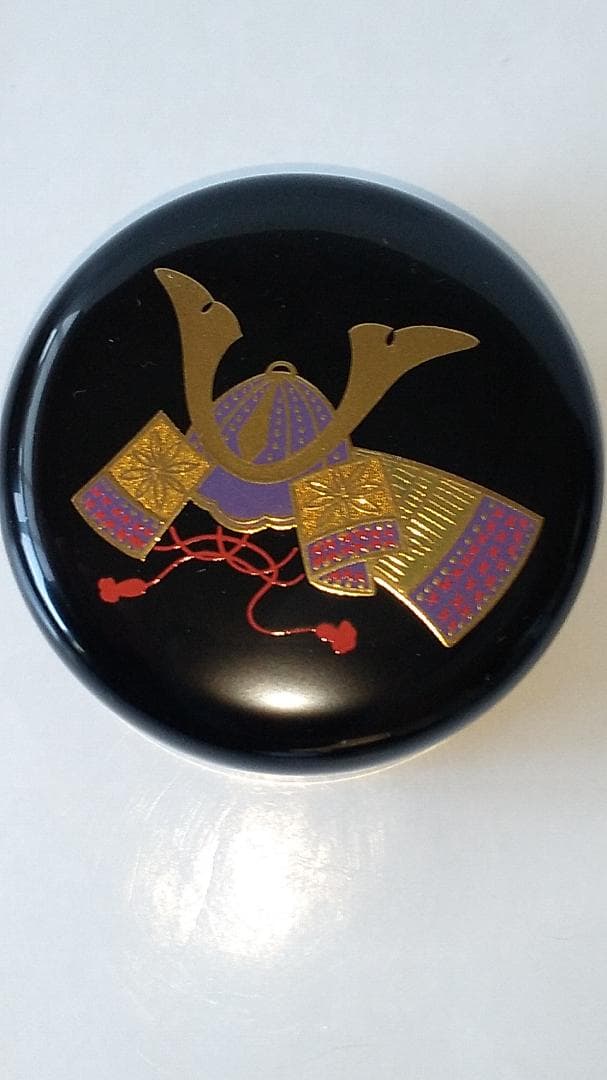 西村弘峰 作 かぶと蒔絵 中棗 共箱 栞 漆器 漆芸 抹茶 茶道具 新品 未使用