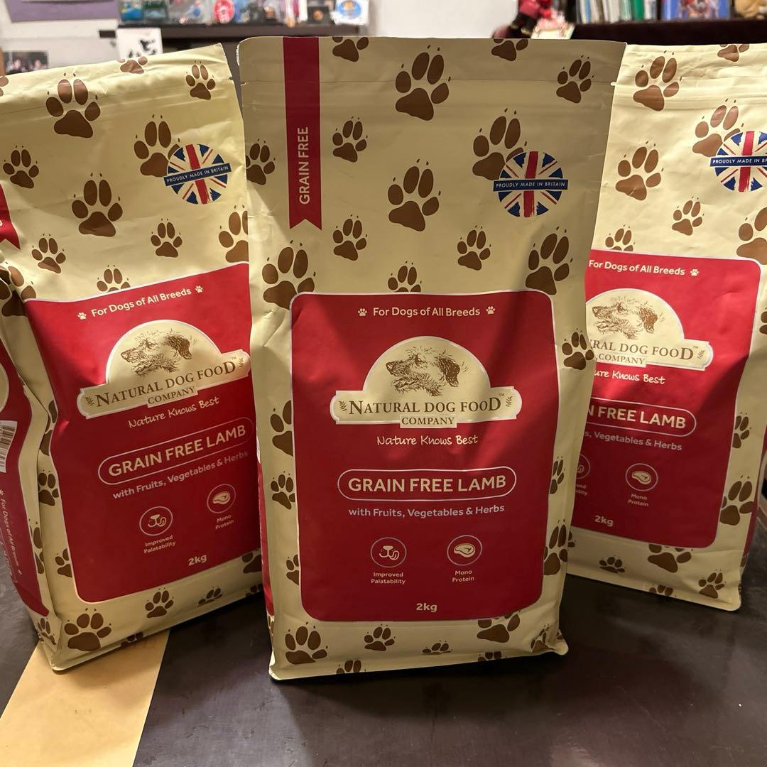 アランズナチュラルドックフードラムグレインフリー　2キロ　3袋セット