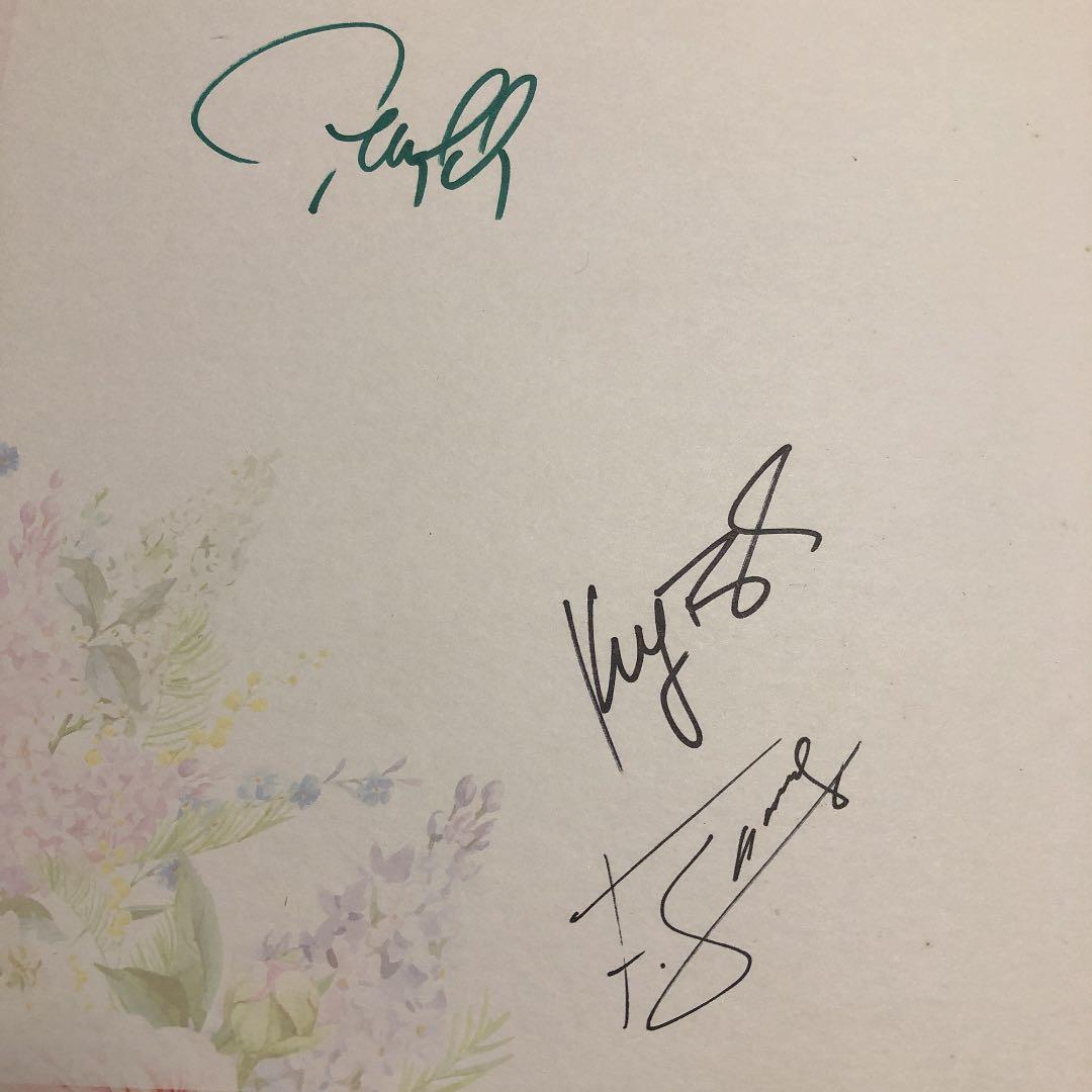 松山英樹などの直筆サイン色紙