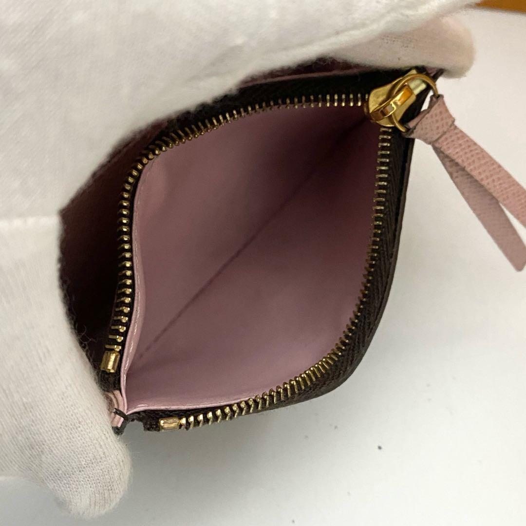 美品　ルイヴィトン　モノグラム　ロザリ　ローズバレリーヌ　ミニ財布　ケース