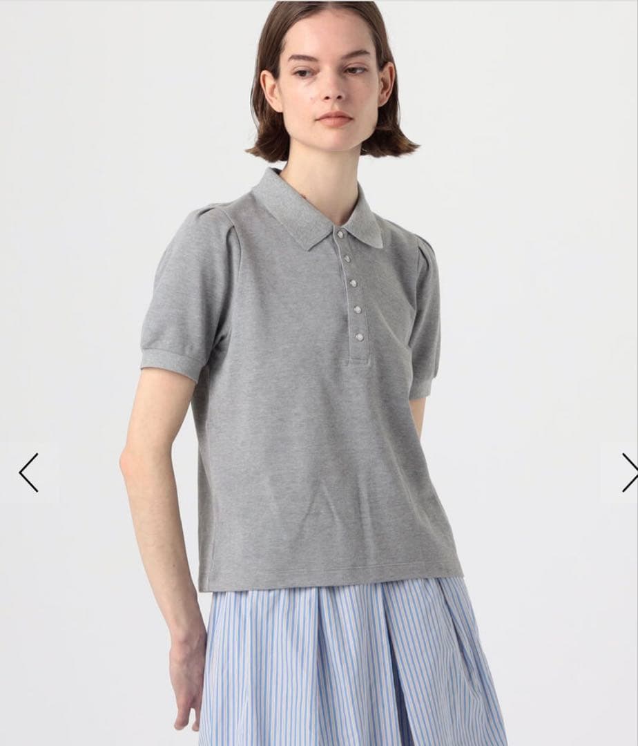 【新品未使用】トゥモローランド　コットンカノコ　ポロプルオーバー