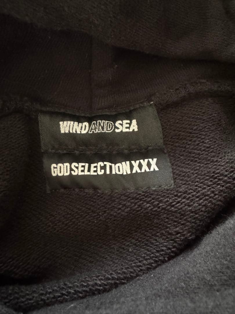 WIND AND SEA GOD SELECTION XXX ブラックパーカー