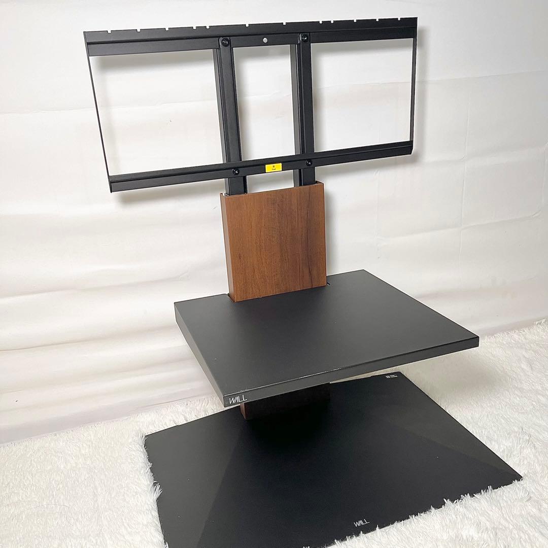なな【組み立て不要】WALL テレビスタンド V3 ロータイプ 棚付き