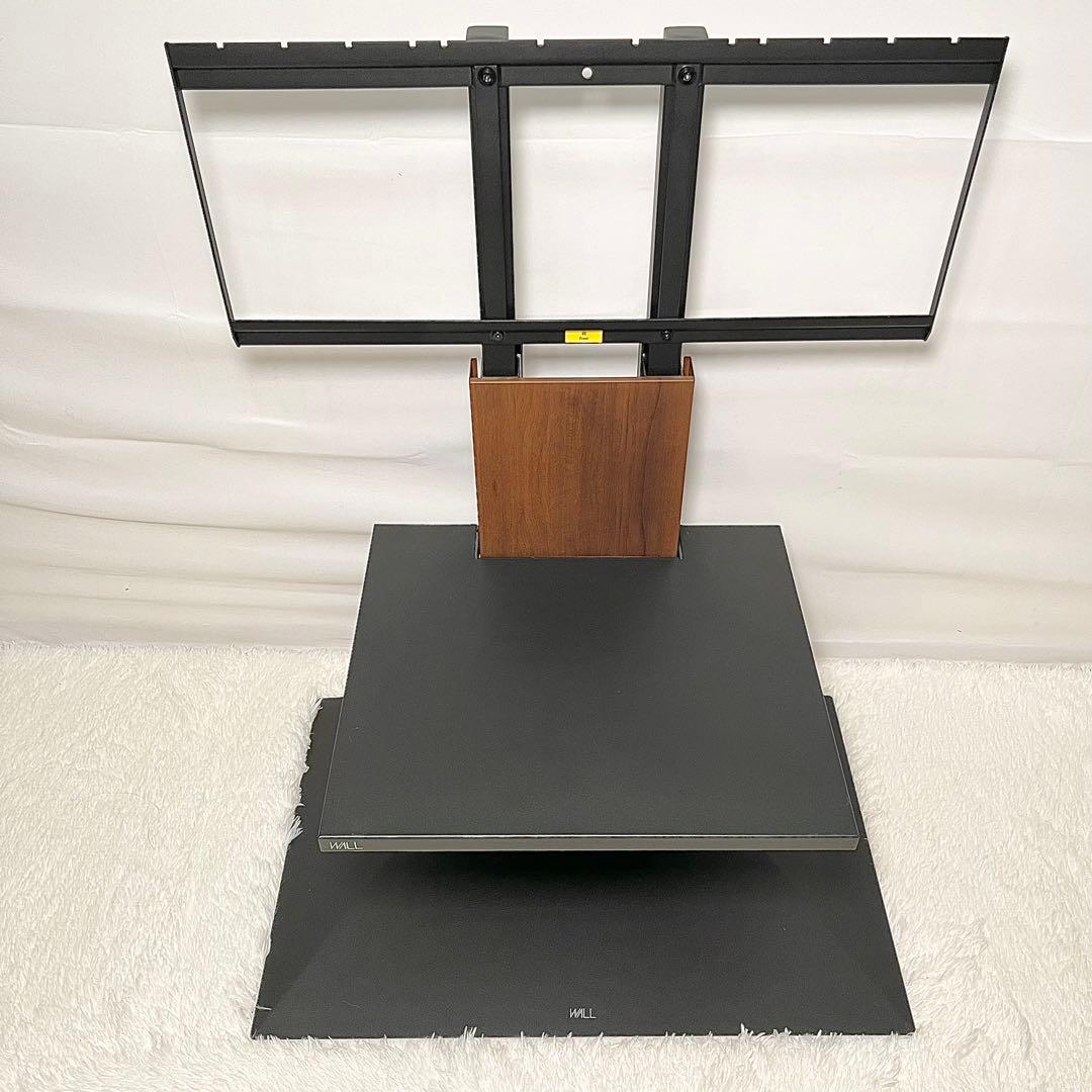 なな【組み立て不要】WALL テレビスタンド V3 ロータイプ 棚付き
