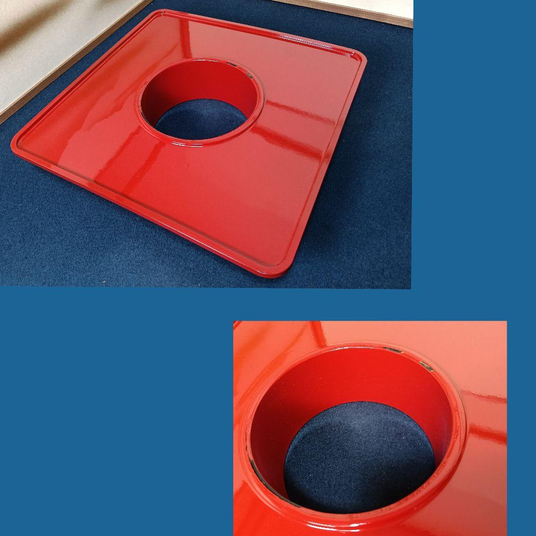 ニックAM94 公隆作 宝東山 九ッ組大盃 朱漆塗 木製 蒔絵 鶴亀 松竹