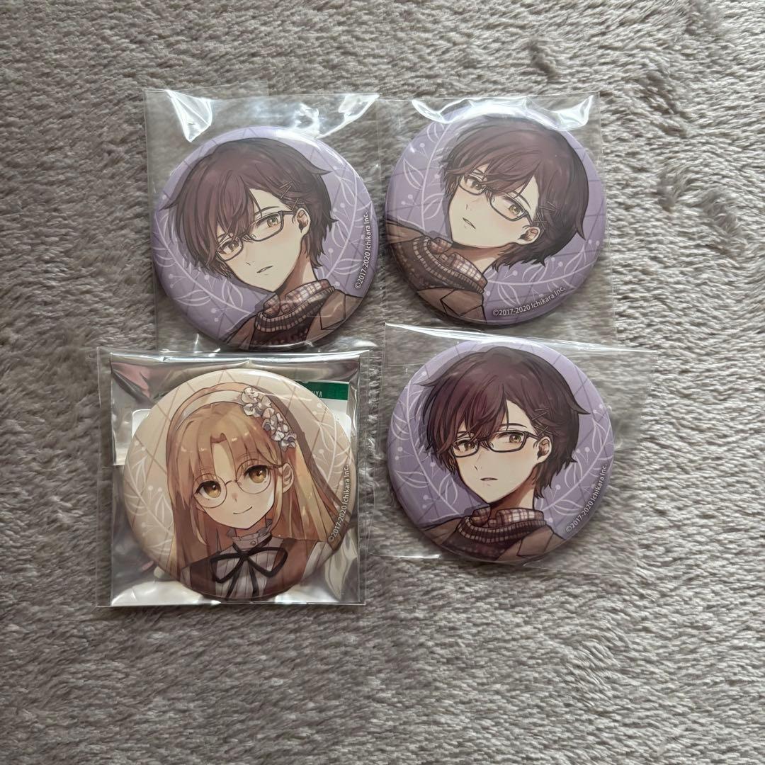 剣持刀也 シスタークレア 読書の秋 缶バッジ