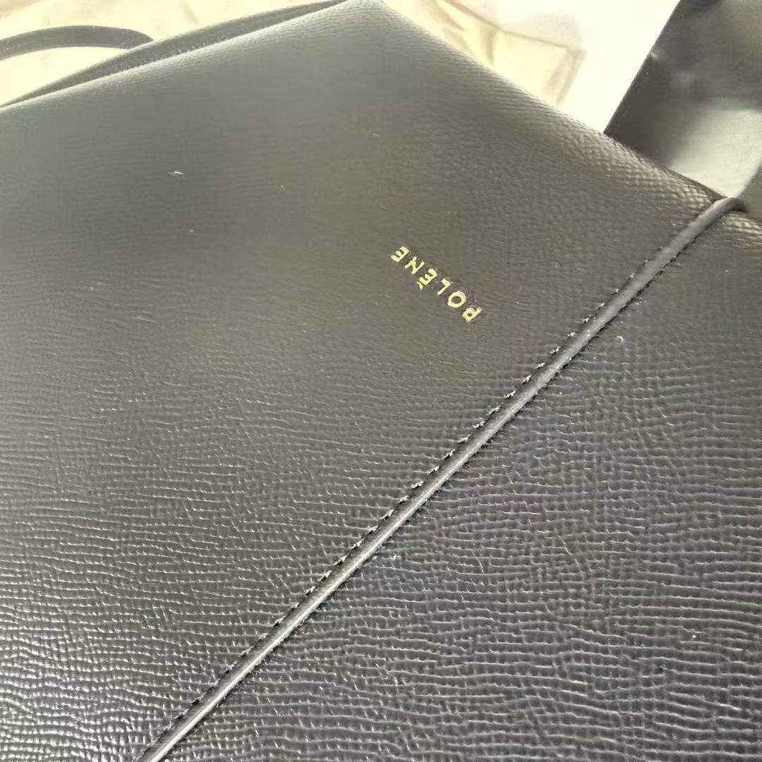 POLENE ブラック ショルダーバッグ 大容量