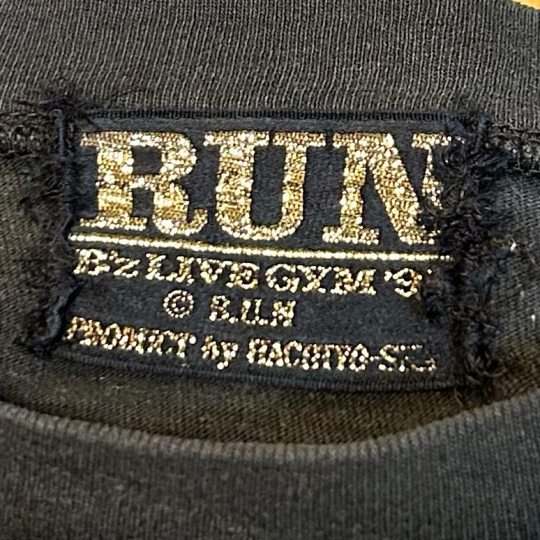 B'z RUN LIVE-GYM’93 スタッフ公式Tシャツ　CREWワッペン付