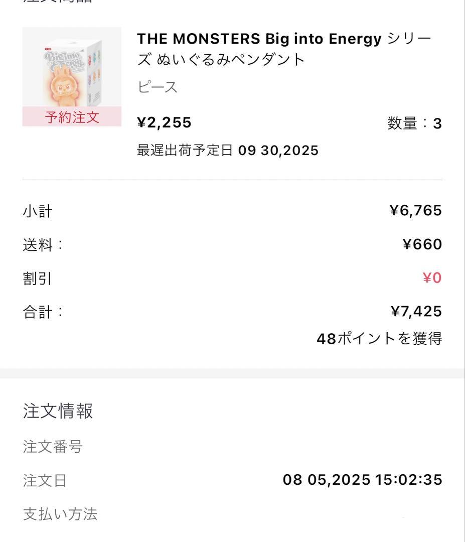 THE MONSTERS Big into Energy 2箱（新品未開封）