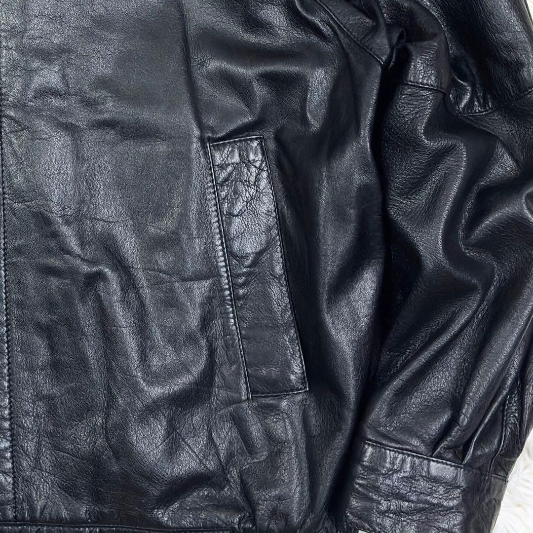 美品　ダンヒル　本革　シングルライダース　レザージャケット　M　英国製