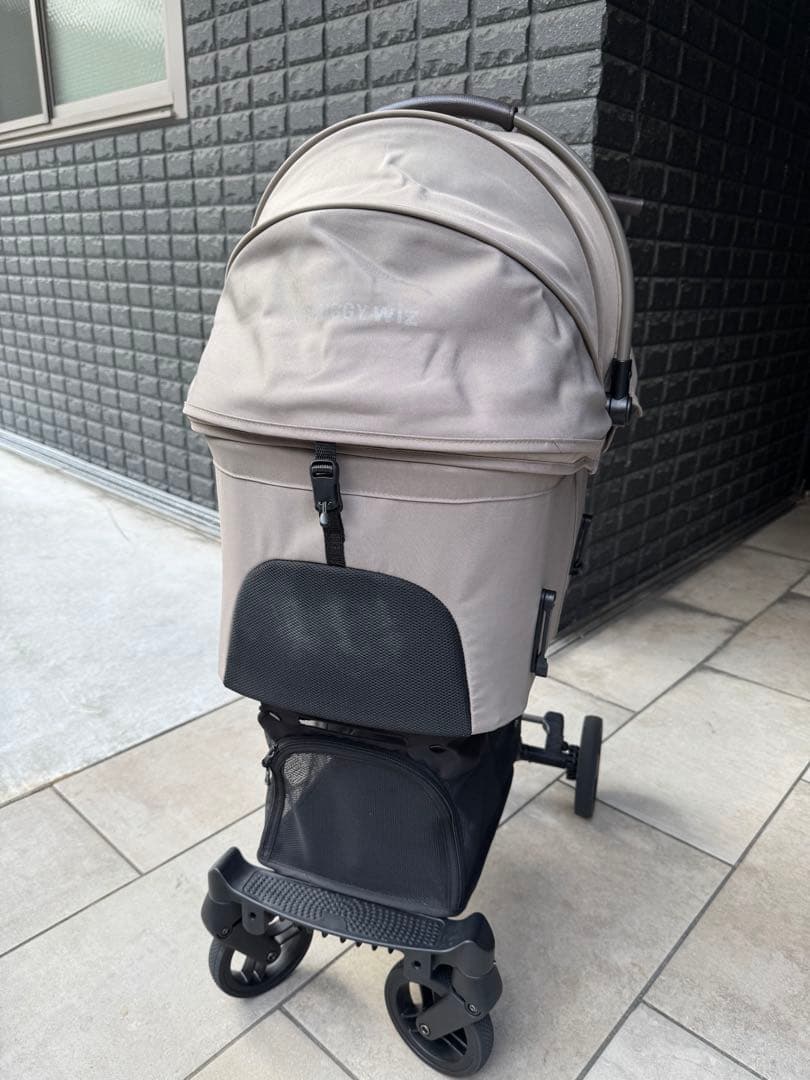 【もーこ】AIRBUGGY WIZ X ペットカート ヴィンテージカーキー