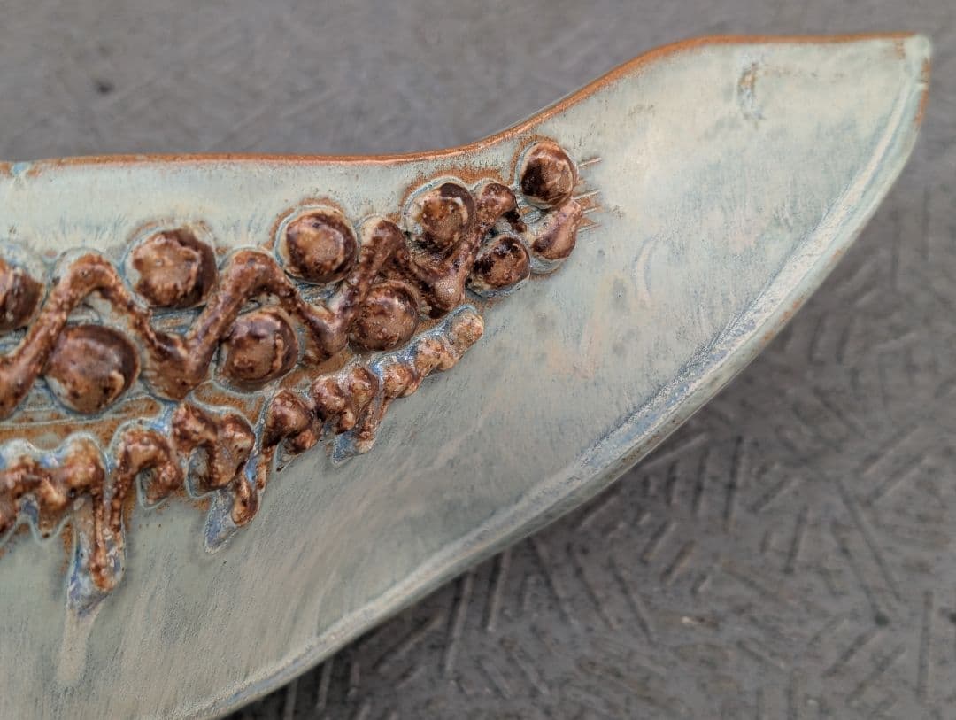 ビンテージ モダン アート フラワーベース ボウル 在銘 アンティーク 花器 鉢