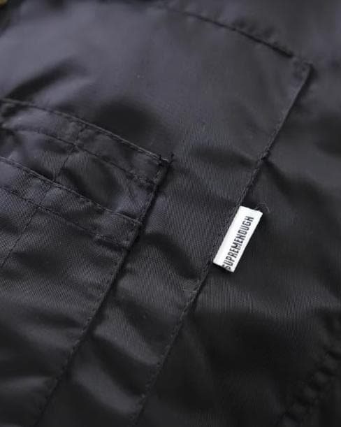 MA-1ジャケット ブラック S刺繍