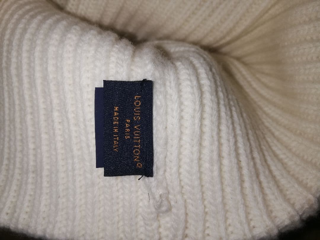 ルイ・ヴィトン LV ヘッドライン ブロン ニットキャップ