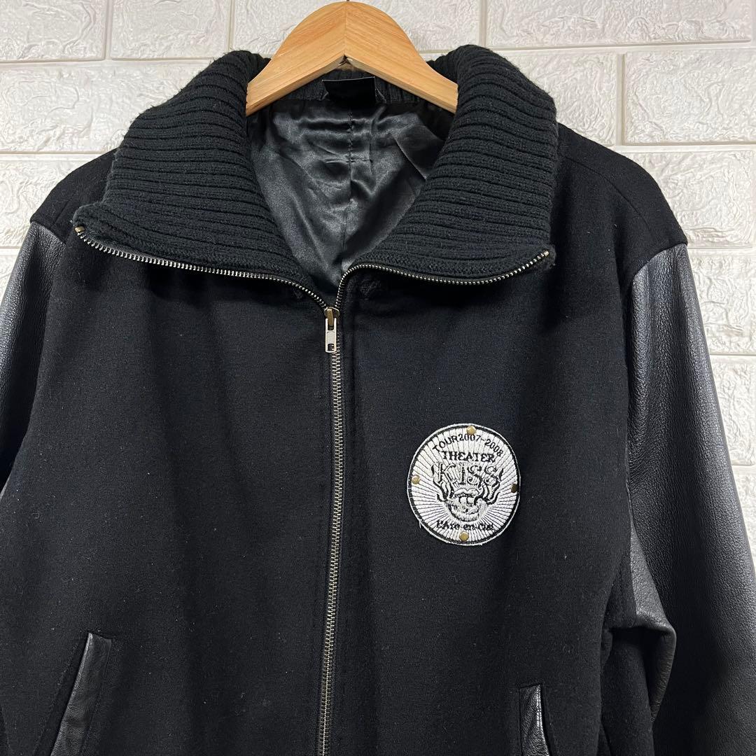 貴重 L'Arc〜en〜Ciel ラルク スタジャン L 黒 刺繍 HYDE