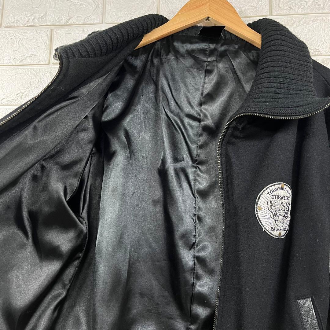 貴重 L'Arc〜en〜Ciel ラルク スタジャン L 黒 刺繍 HYDE