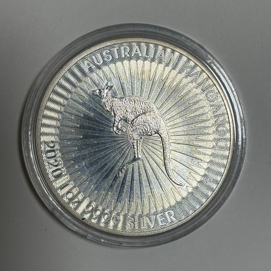 2020年 カンガルー銀貨　2枚セット　オーストラリア　シルバー　純銀