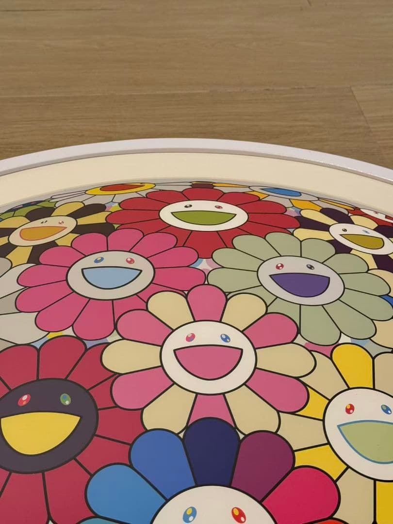 お花畑の中に顔をうずめる 村上隆 版画 ED300