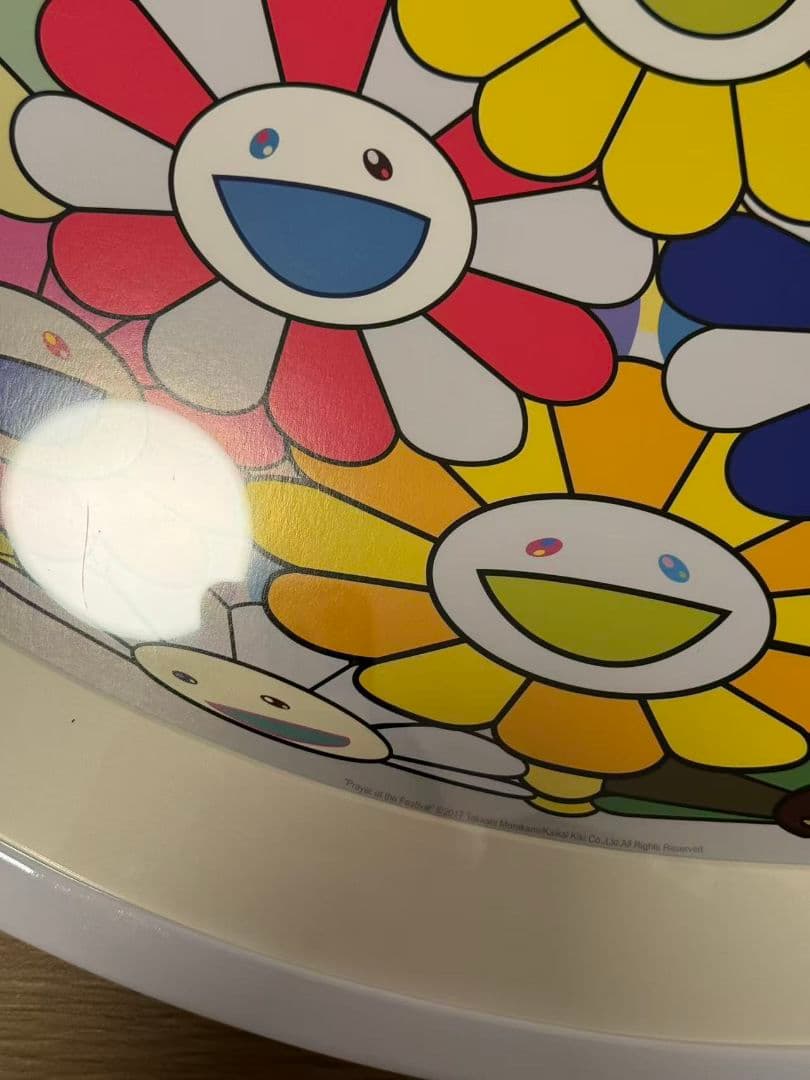 お花畑の中に顔をうずめる 村上隆 版画 ED300