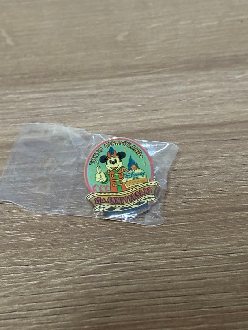 東京ディズニーランド 20周年 ミッキーピンバッジ