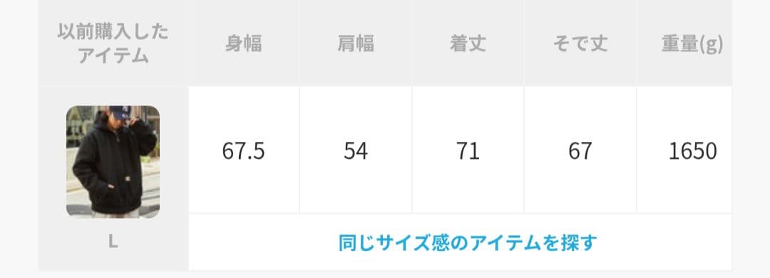 Carhartt キルティングライナー ダック フードジャケット Lサイズ