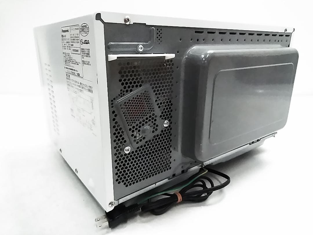 パナソニック 電子レンジ NE-FL1A-W フラット庫内 ホワイト 22年製★