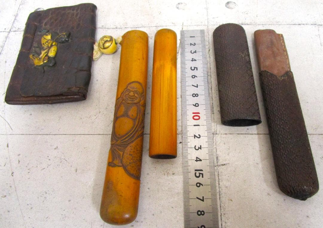 希少 蔵出し キセル入れ 煙草入れ 飾り アンティーク 画像重視ご判断ください