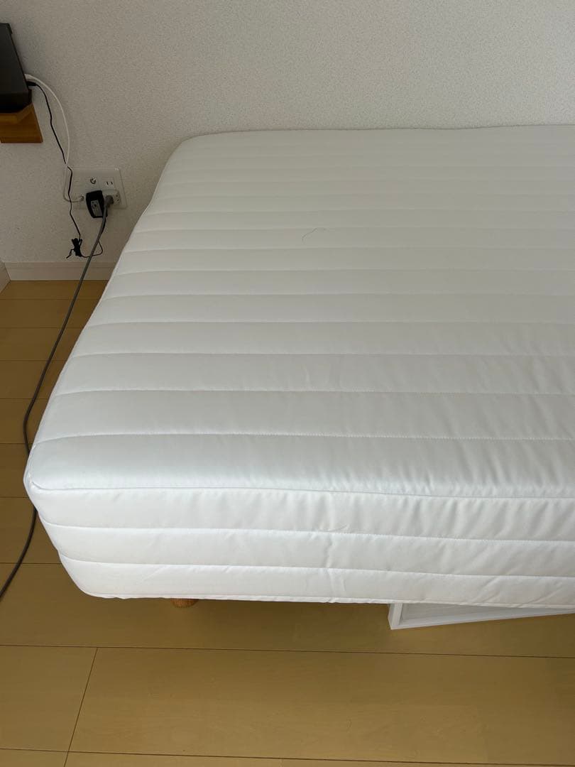 【こんぶ】無印良品　脚付マットレス ポケットコイル　セミダブル