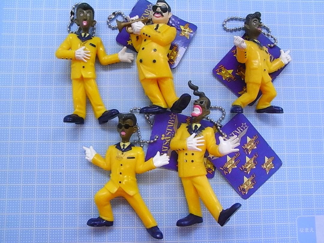 昭和レトロ ラッツ&スター フィギュア キーホルダー 全5体セット
