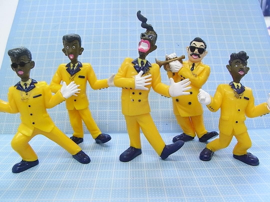 昭和レトロ ラッツ&スター フィギュア キーホルダー 全5体セット