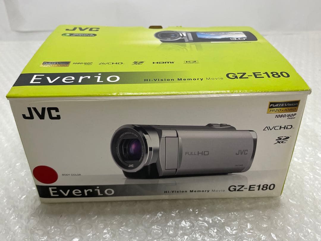 【動作確認済】JVC Everio GZ-E180本体 SD16GB 付属品多数