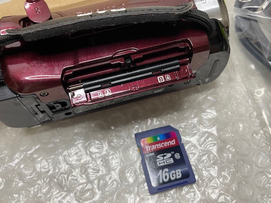 【動作確認済】JVC Everio GZ-E180本体 SD16GB 付属品多数