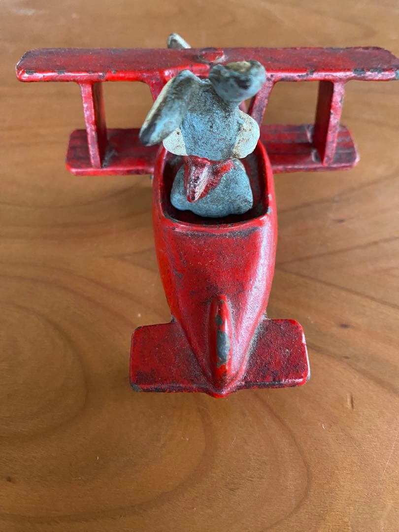 レア　バックスバニー　フィギュア 飛行機 赤　ルーニーチューンズ