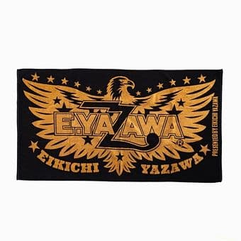 E.YAZAWA 矢沢永吉　ジャガードスペシャルビーチタオル(ロゴ)イーグル