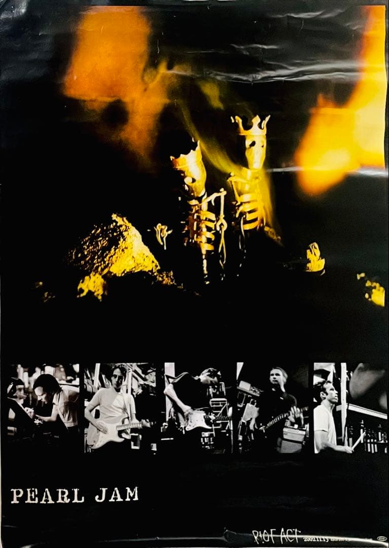 レア！【Pearl Jam】アルバム『Yield』B2告知ポスター