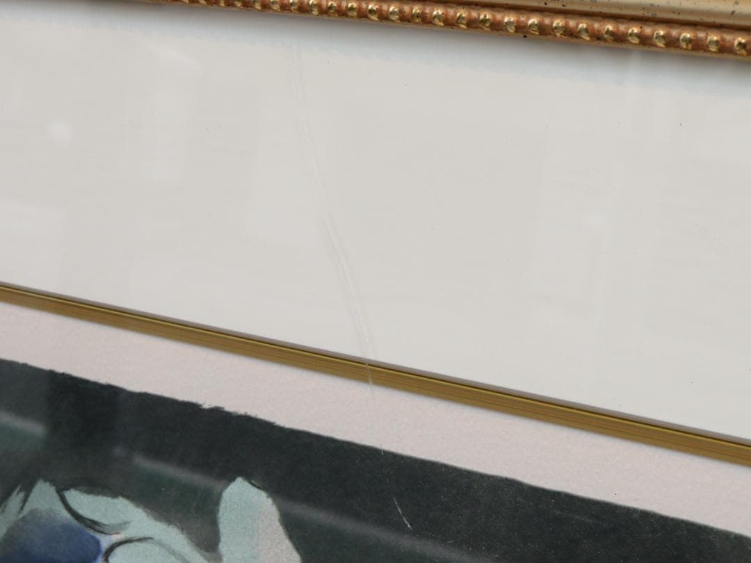 マリー・ローランサン リトグラフ 二人の友達