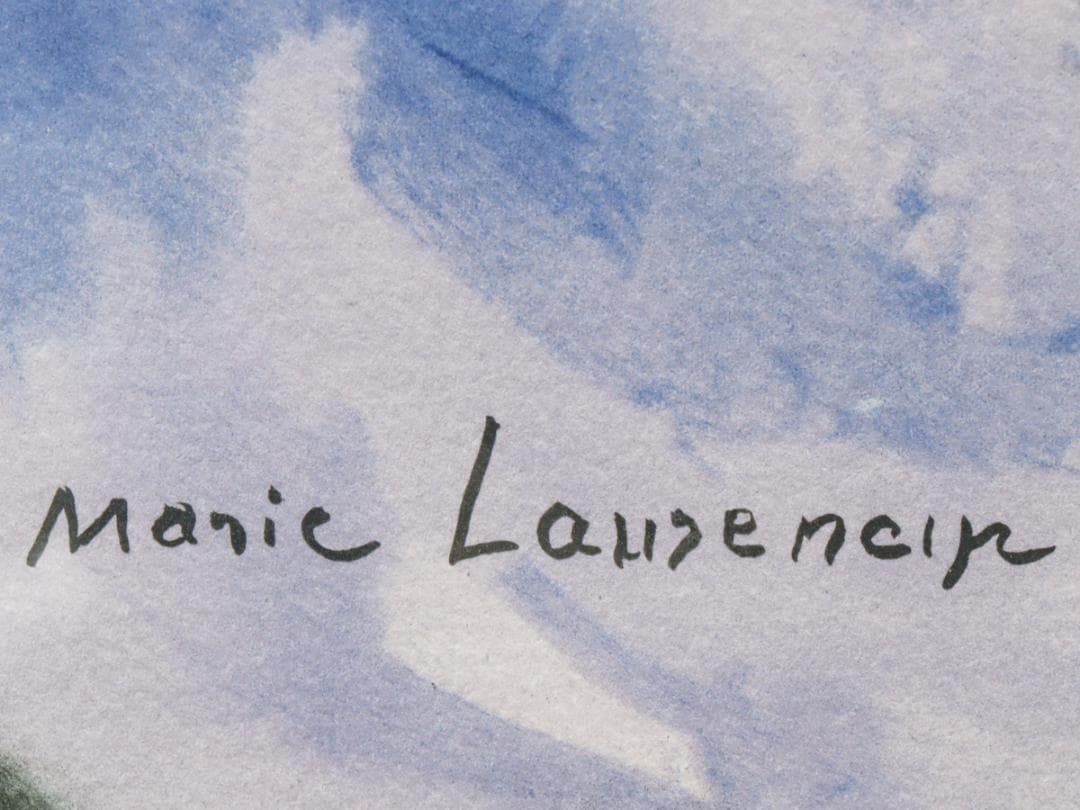 マリー・ローランサン リトグラフ 二人の友達