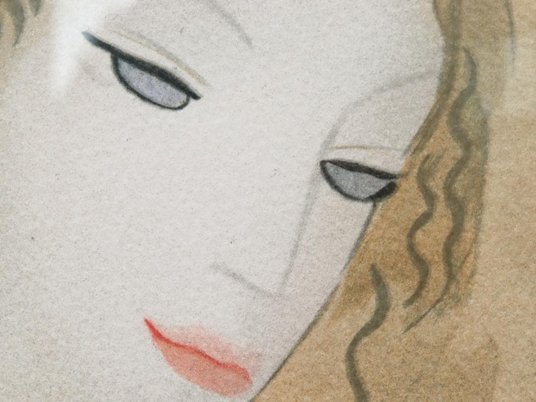 マリー・ローランサン リトグラフ 二人の友達