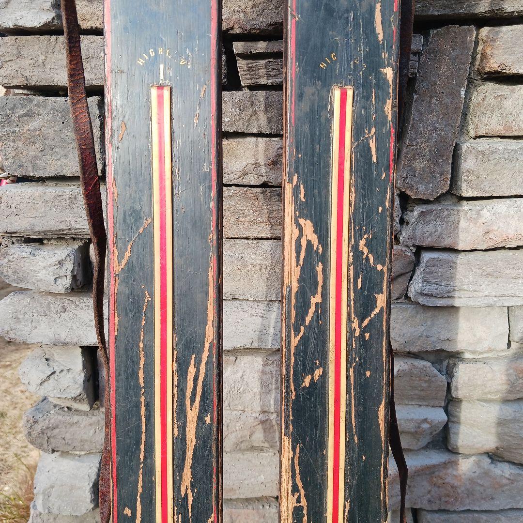 アンティーク　スキー・ストックセット　KANDAHAR　FISCHER